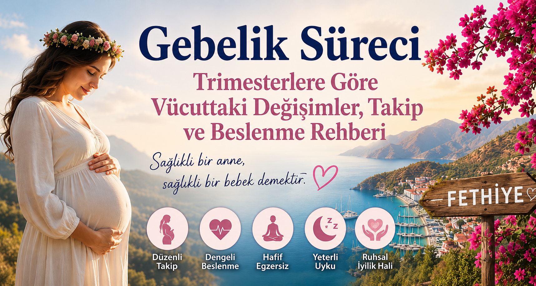 Gebelik Süreci: Trimesterlere Göre Vücuttaki Değişikler, Takip ve Beslenme Rehberi - blog görseli