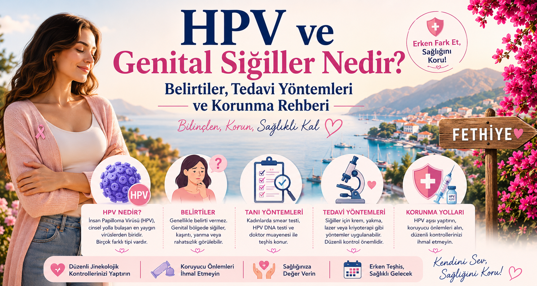 HPV ve Genital Siğiller Nedir? Belirtiler, Tedavi Yöntemleri ve Korunma Rehberi - blog görseli